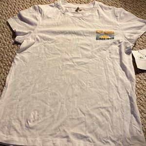 Womens white size small Rip Curl short sleeve tshirt